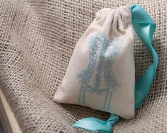 CORSET LINGERIE Sachet Bags for Bridal Shower/Bachelorette Party