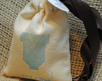 FRENCH BABY ONESIE Sachet Bags / Baby Shower Favors