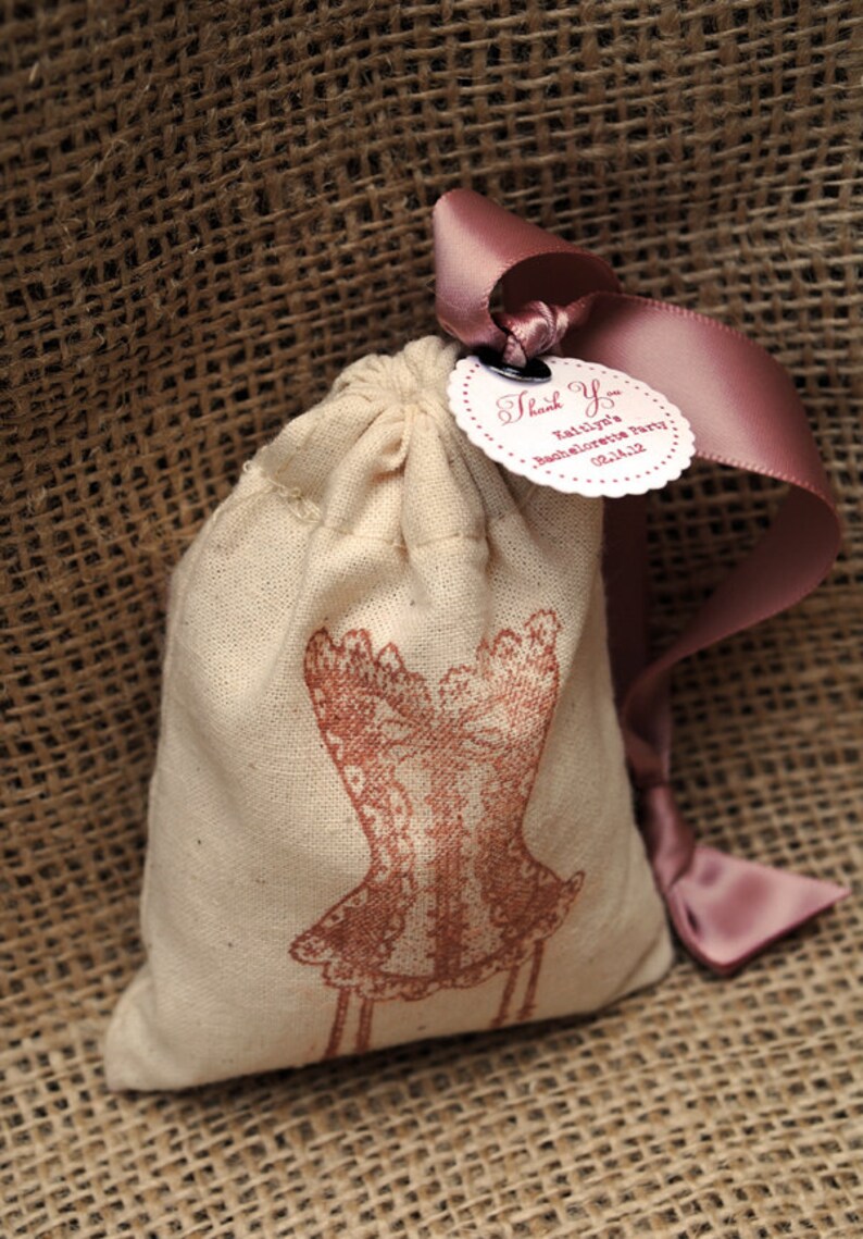 CORSET LINGERIE Sachet Bags for Bridal Shower/Bachelorette Etsy