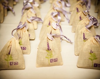 LAVENDER FLOWER Sachet Bags/Favors