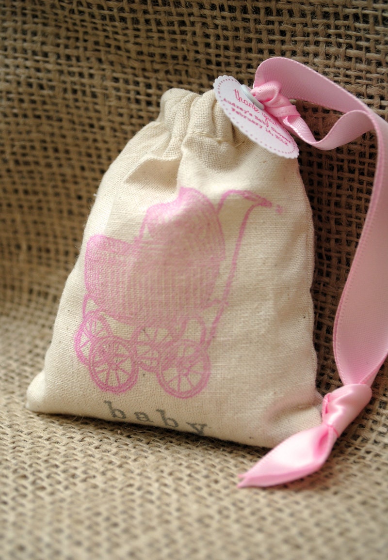 VINTAGE CARRIAGE PRAM Sachet Bags / Baby Shower Favors
