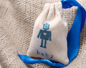 ROBOT Sachet Bags for Baby Showers or Kids Birthday Party