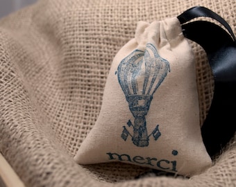HOT AIR BALLOON Sachet Bags for your Parisian inspired event!