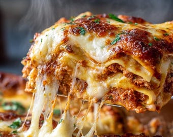 Classic Italian Lasagna Recipe: Juicy Comfort Food (Digital Download PDF Guide)