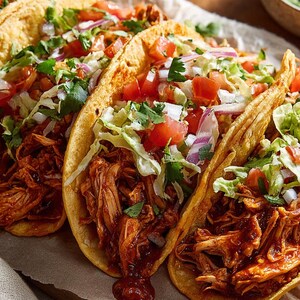 Instant Pot Chicken Tacos Recipe: One-Pot Mexican Dinner (PDF Downloadable Recipe Card)