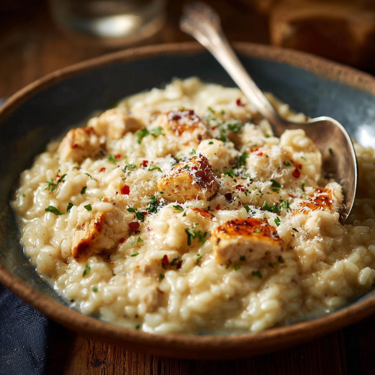 Authentic Risoto Authentic Chicken Risotto Recipe: Printable Italian Dinner (digital ...