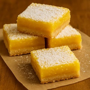 BEST RECIPES Lemon Bars Recipe PDF | Easy Dessert | Citrus Bar Squares | Bake at Home pdf | Digital Recipe Download