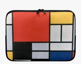 Piet Mondrian "Composition" Laptop & iPad Sleeve, Macbook, Tablet, 10inch, 12inch, 13inch, 15inch, 17inch