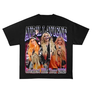 90s Vintage Avril Lavigne Bootleg T-Shirt, Avril Lavigne 2025 Tour Shirt, Avril Lavigne Fan Shirt, Avril Lavigne Merch, Avril Lavigne Shirt