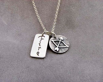 FIRE Signs - Aries - Leo - Saggitarius Necklace