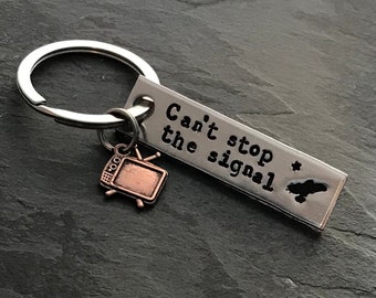 Hand Stamped Cant Stop The Signal Firefly Etsy