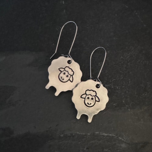 Sterling Silver Lightweight Silhouette Horse Head Drop Earrings