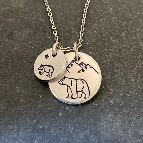 Etsy stamped deals necklace