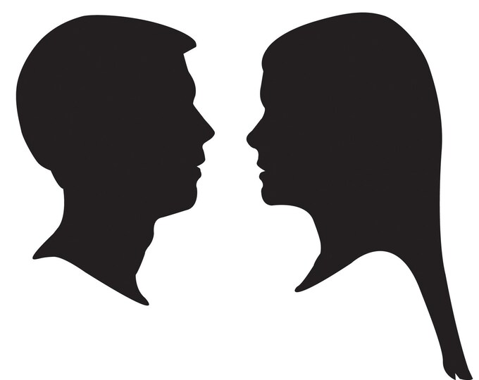 Custom Profile Silhouettes | Etsy