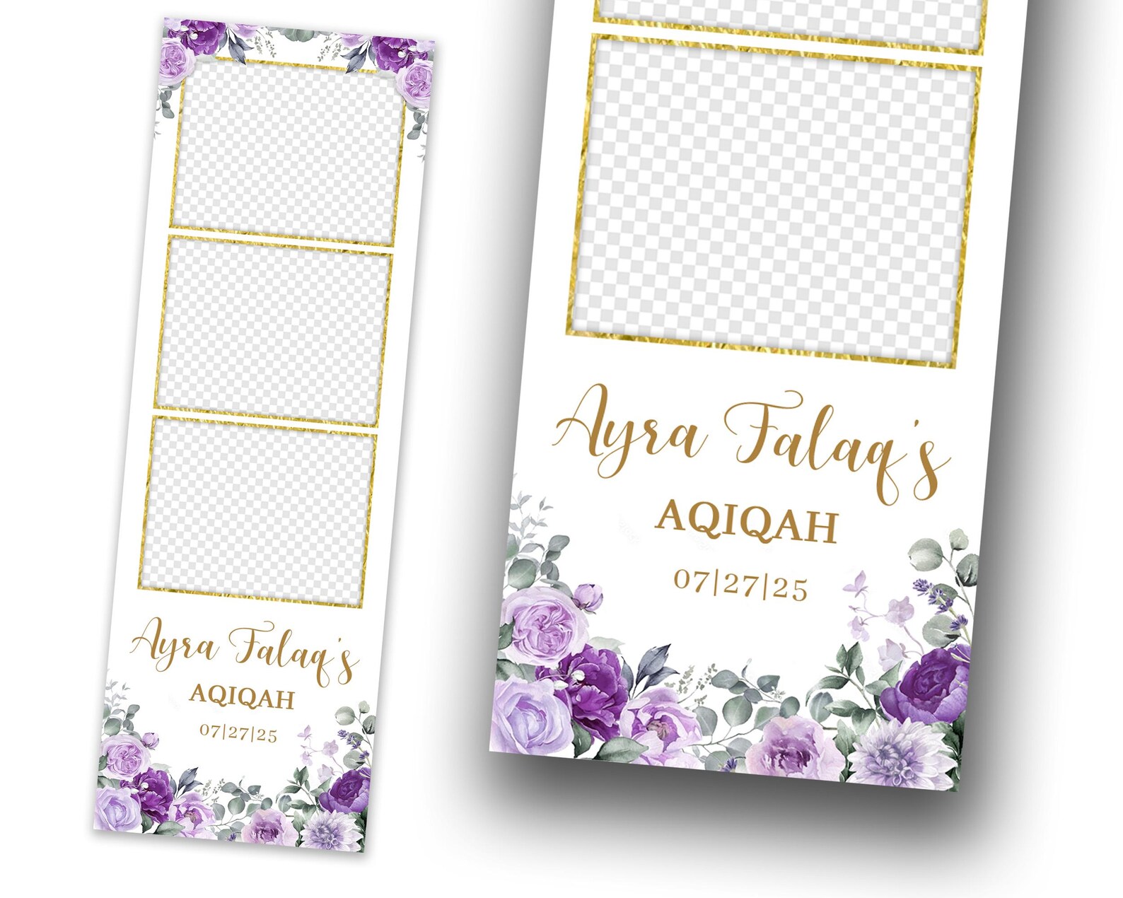 Welcome Baby Shower Photobooth Template 2x6 Strip, Aqiqah Photo Booth ...