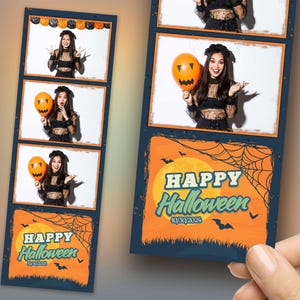 Halloween Photobooth Vorlage