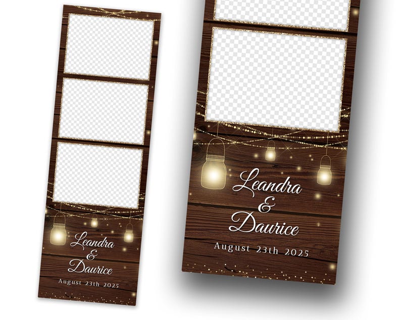 A closer look at Wooden Wedding Photo Booth