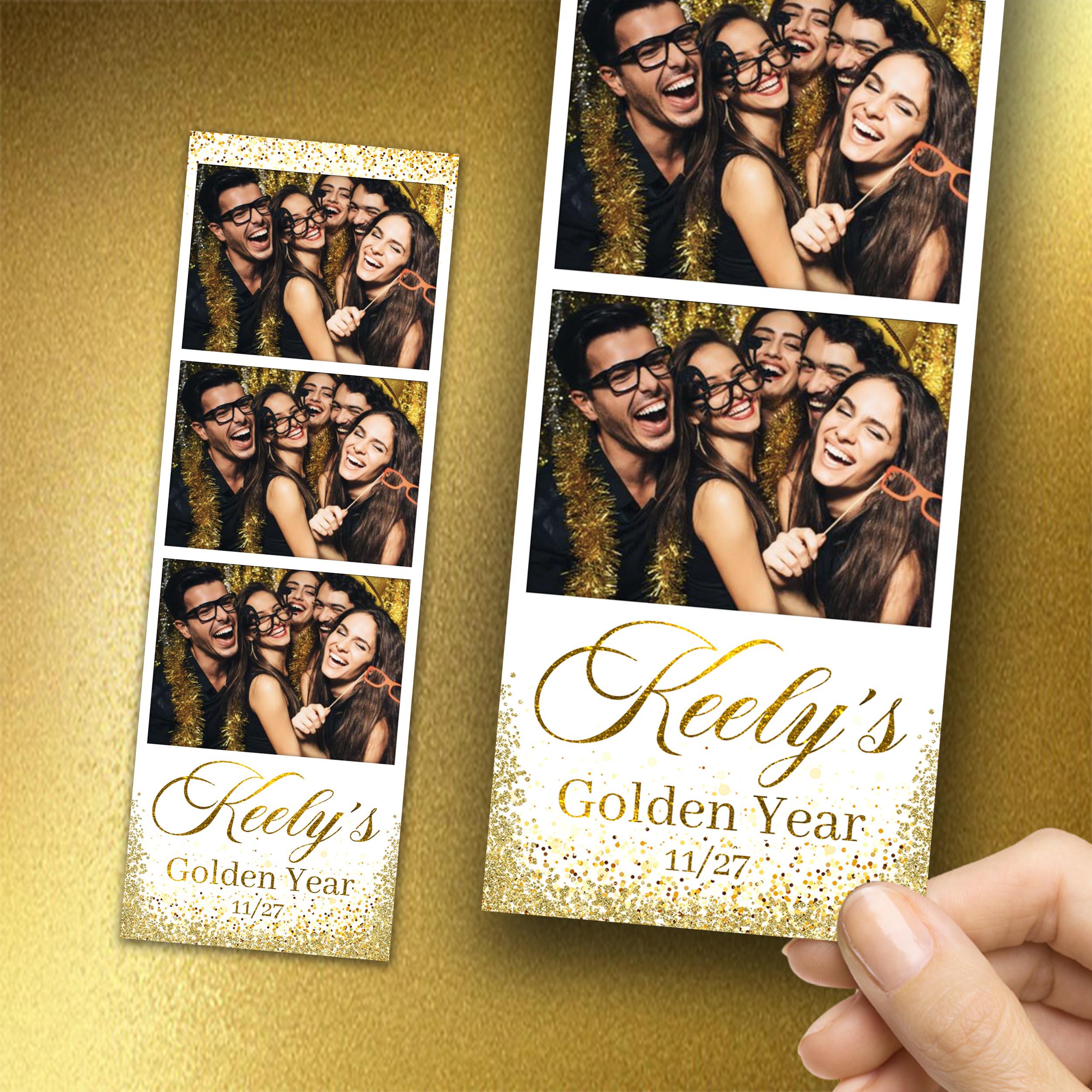 Accessori per Photo Booth stampabili per il 50° compleanno, oro rosa / DOWNLOAD IMMEDIATO / Decorazioni per feste Fab Fifty - Italia