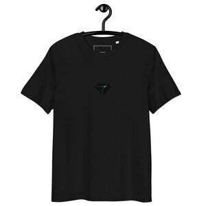 G&L Co.™ Diamante Negro — Statement Edition | Camiseta Negra de Algodón Orgánico
