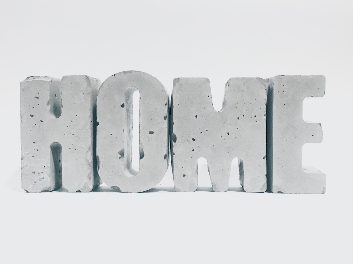 Custom Concrete Letters. Spell Your Name Business or Etsy