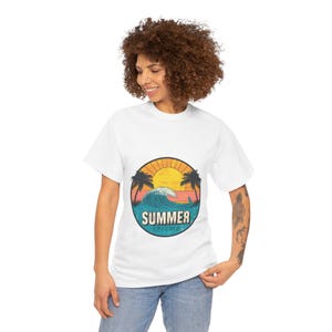 Unisex Summer Graphic Tee - Beach Vibes, Casual Wear, Gift for Vacation, Surf Lovers, Outdoor Activities, Summer Events