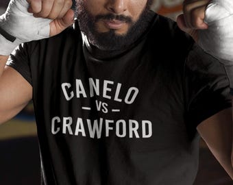 カネロvsクロフォードグラフィックTシャツ カネロvsクロフォード記念ファイトTシャツ | ボクシング格闘技