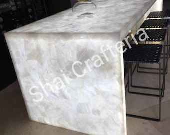 Elegant White QuartzCountertop for Kitchen  Bathroom,Polished White Quartz Countertop – Durable & Modern Design