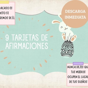 Cartes d'affirmation positive pour tous les âges en espagnol