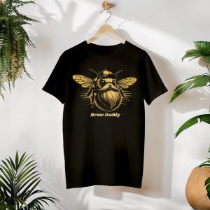 Mead Making Apparel Unisex T-shirt, Mead brewers Tee Shirt, Vintners Brew Daddy Tee, Unique Homebrew Design, Mead maker Top, Mazers Shirt