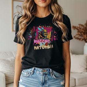 Buzzed by Nature Tee, Mead Making T-Shirt, Beekeeper Gift, homebrewers Shirt, Cyser Lover Gift, Honeywine Drinkers Apparel, Wine Lover Gift