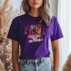 Buzzed by Nature Tee, Wine Making T-Shirt, Alcohol Enthusiast Tee, Homebrewers Shirt, Mead Lover Gift, Wine Drinkers Apparel, Braggot Tee
