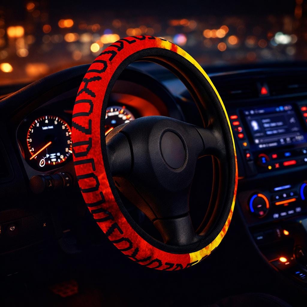Discover Clancy Pilotss band Car Steering Wheel Cover, Music Fan Accessory