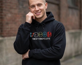 Twenty One Pilots Band Hoodie, Music Fan Graphic Sweatshirt, Concert Apparel