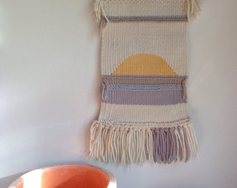 Horizon weaving, wall hanging