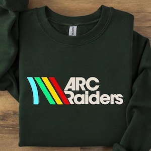 ARC Raiders Gaming Lover Shirt, ARC Raiders Striped Shirt, Arc Survival Evolved Sweatshirt, Gifts For Gamer,  Retro Game Lovers Tee