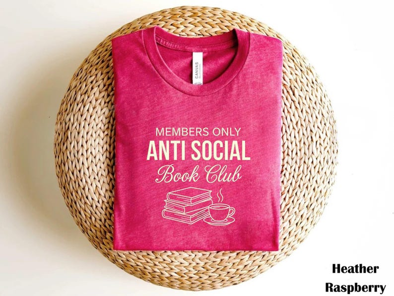 Anti Social Book Club Cozy Literary Sweatshirt, Gift for Book Lovers, Booktok Shirt image 6