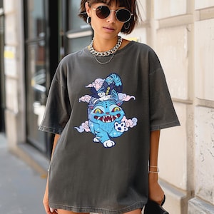 Demon Hunter Tiger Comfort Colors® T-shirt, Kpop Demon Shirt, Hunter Merch, Anime T-shirt Design, Anime Lover Gifts