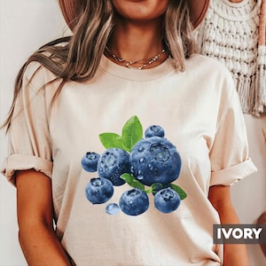 Comfort Colors Blueberry T-Shirt: Vintage Unisex Tee