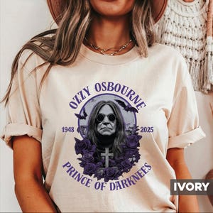 Comfort Colors Ozzy Osbourne T-Shirt: Heavy Metal Music Tee