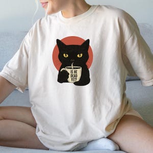 Is He Dead Yet Black Cat Shirt, Political Black Cat Shirt, Funny Cat Shirt, Political Shirt, Anti Trump Protest Shirt