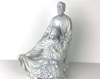 Holy Family Nativity Atlantic Mold Statue Figurine