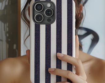 Vintage Textured Stripes Phone Case: iPhone, Samsung, Pixel