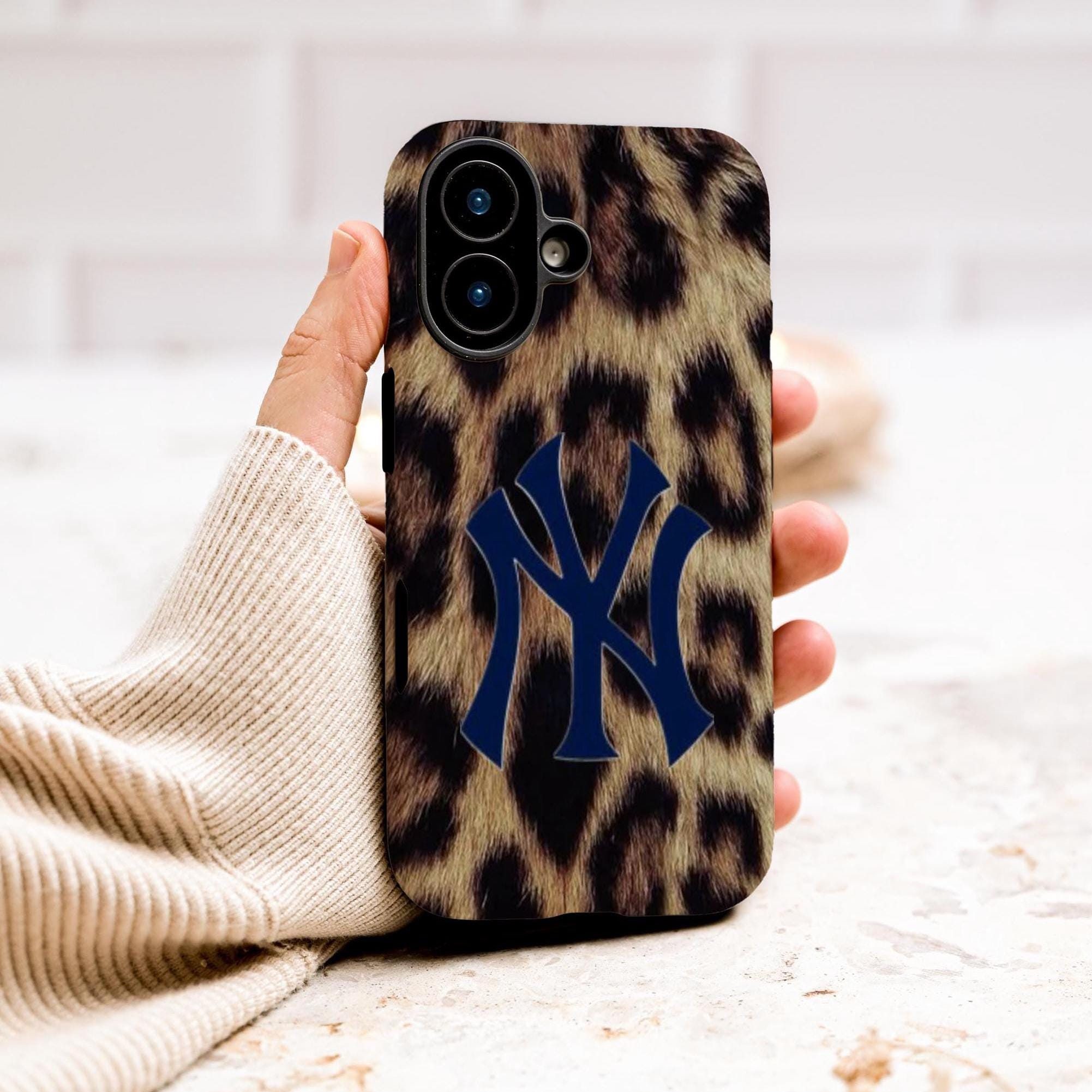 Leopard Yankees Phone Case