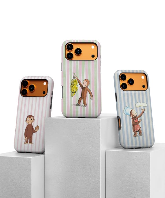 Funny Monkey Stripes Phone Case: Retro Playful Design - Etsy Funny Monkey Stripes Phone Case: Retro Playful Design - Etsy