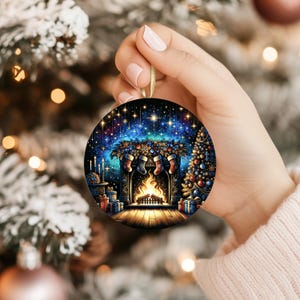 Ceramic Christmas Ornament: Festive Holiday Tree Decoration