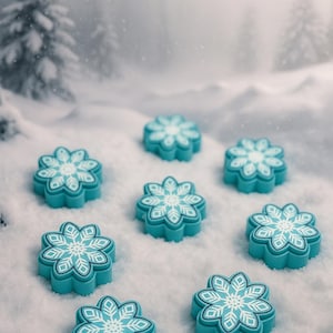 Snowflake Fidget Toy– Frosty Clicker for ADHD, Anxiety, and Desk Fun
