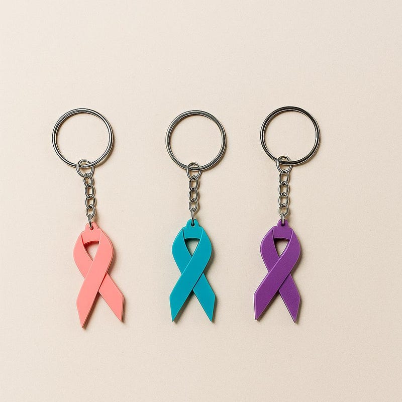Cancer Keychain - Etsy
