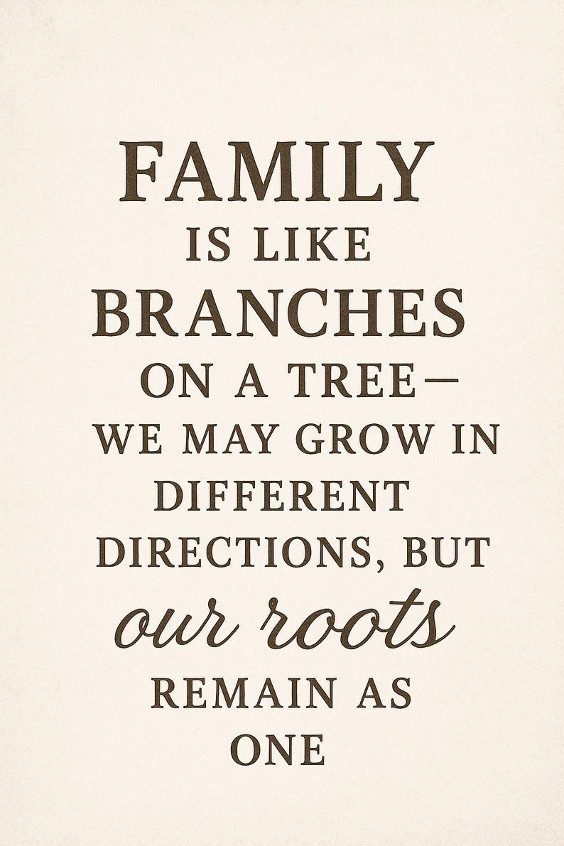 Family Quote Printable Set of 3 | Where Love Grows & Roots Run Deep ...