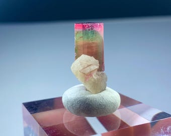 Tricolor tourmaline Crystal from Afghanistan -5.7 gram