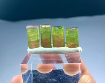 Bicolor tourmaline Crystals from Afghanistan -10 gram
